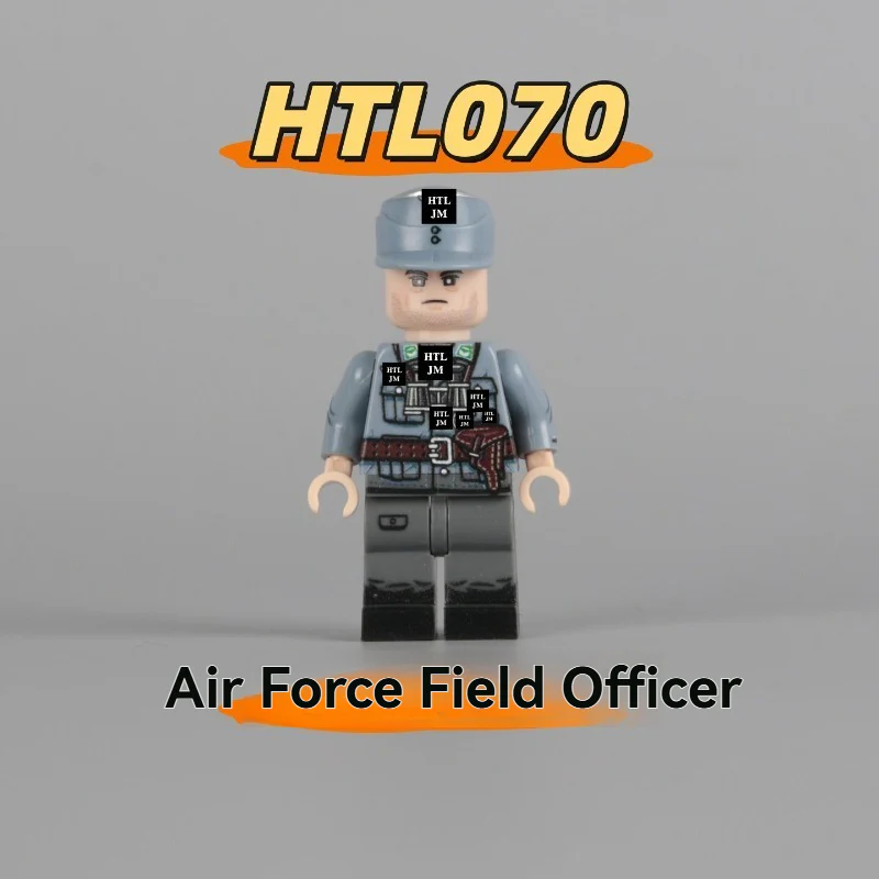 HTL068-071 World War II Air Force Officers Field Units minifigure - Image 4