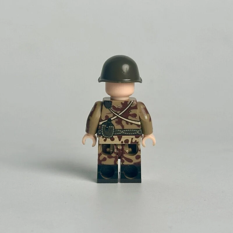 HTL081 World War II Engineer Corps Autumn Amoeba Camouflage Uniform minifigures - Image 2