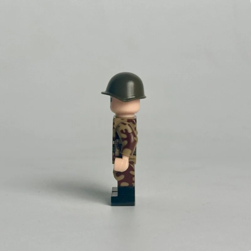 HTL081 World War II Engineer Corps Autumn Amoeba Camouflage Uniform minifigures - Image 3