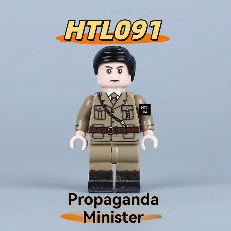 HTL090-091 World War II Propaganda Minister Minifigures - Image 3