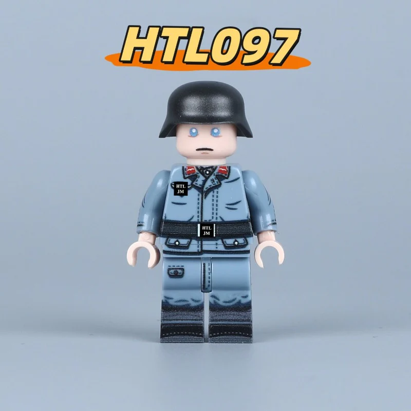 HTL097-099 World War II Air Force Artillery minifigures - Image 2