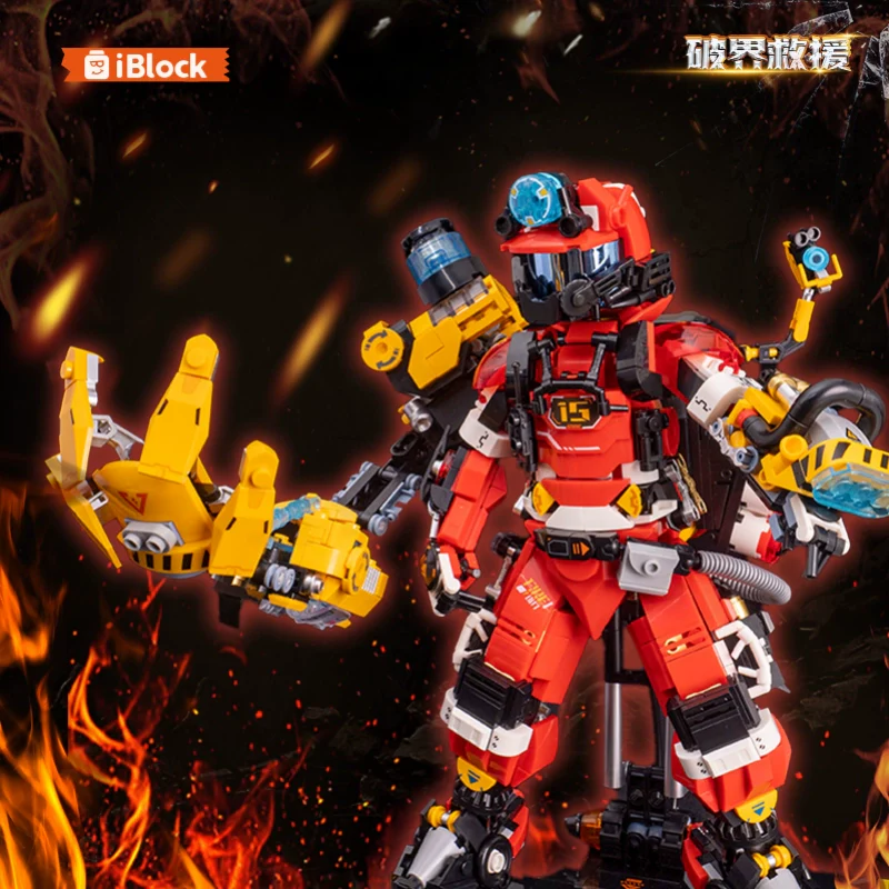 1240 pcs iBlock ib1101 City Dream Heroes - Image 2
