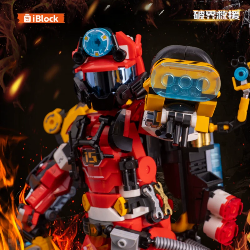1240 pcs iBlock ib1101 City Dream Heroes - Image 3