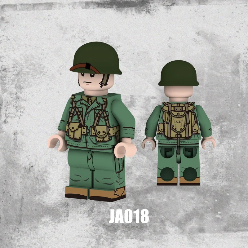 JA015-018  JC013-016 Volunteer Army Minifigures - Image 5