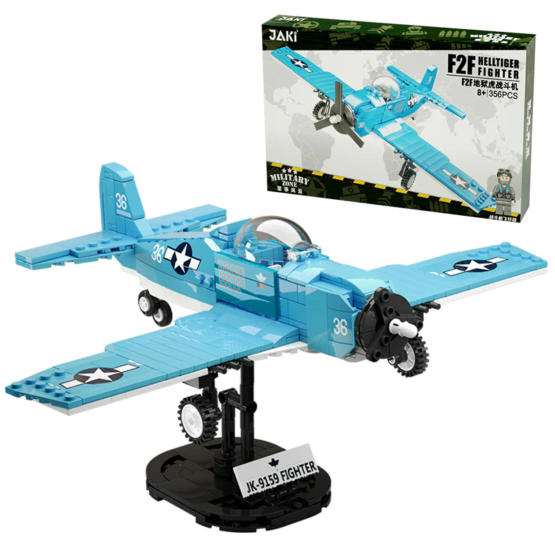 JAKI 9158 9159 9160 German Iron Horse F2F Hell Tiger P-38 Thunder Fighter - Image 6