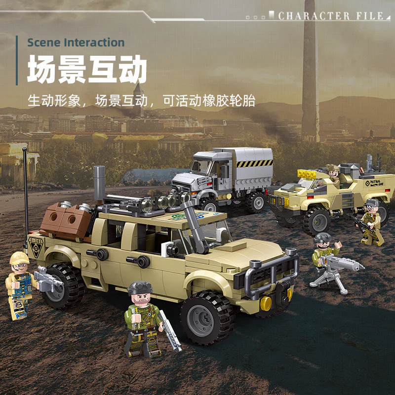 JIESTAR 61109-61117 Military series Unimok Offroad Combat Vehicle - Image 3