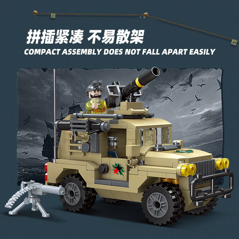 JIESTAR 61109-61117 Military series Unimok Offroad Combat Vehicle - Image 4