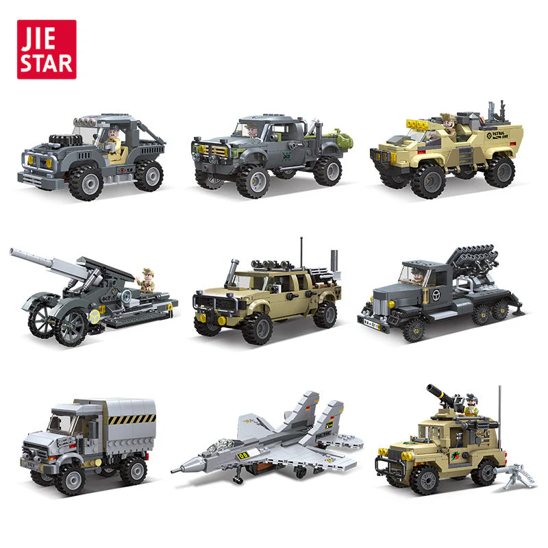 JIESTAR 61109-61117 Military series Unimok Offroad Combat Vehicle - Image 5
