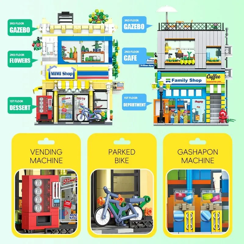 JIESTAR 89116 89117 Mini Shop & Family Shop - Image 2