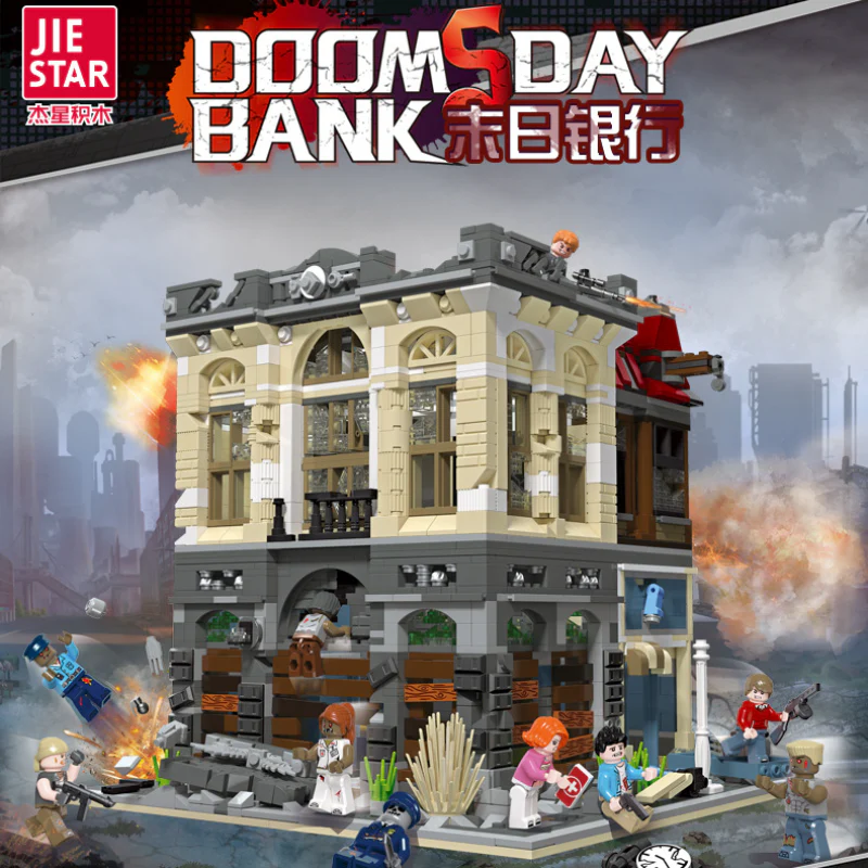 JIESTAR Apocalypse Version-Downtown Diner&MOC - Brick Bank 89101&89102 - Image 2