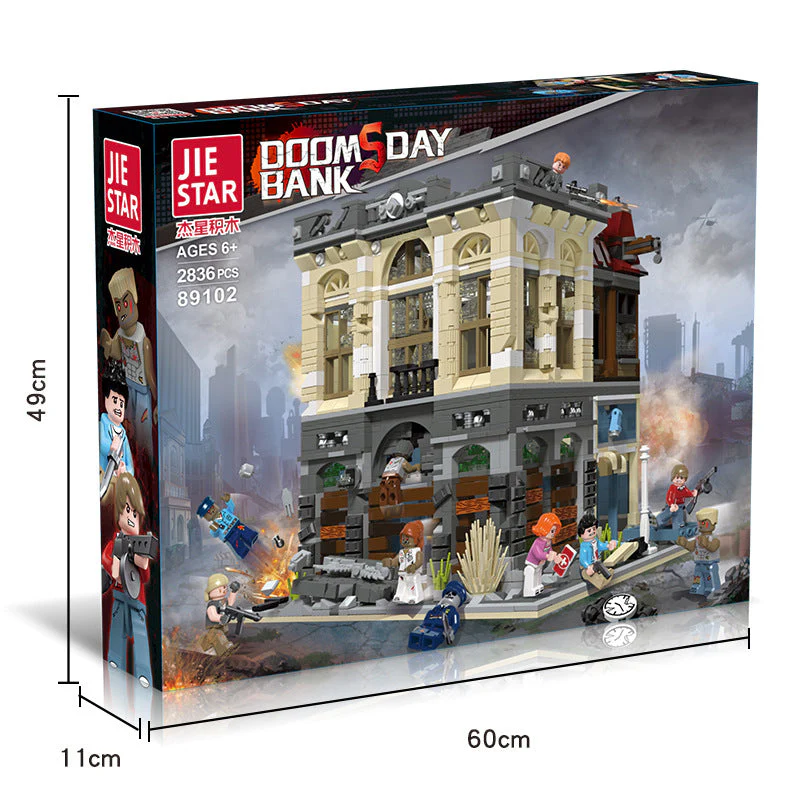JIESTAR Apocalypse Version-Downtown Diner&MOC - Brick Bank 89101&89102 - Image 3