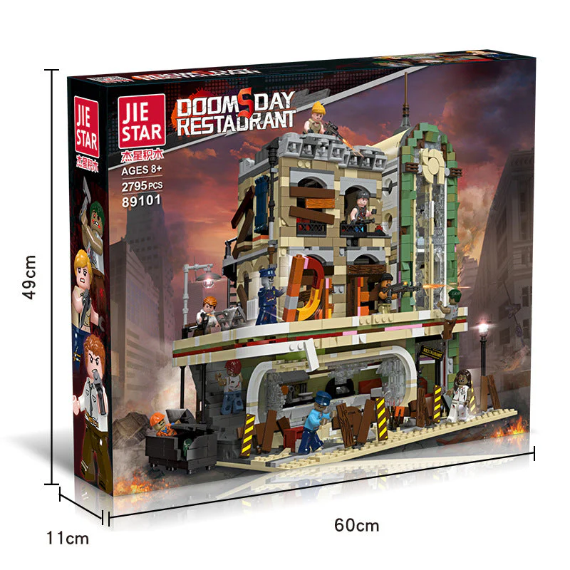 JIESTAR Apocalypse Version-Downtown Diner&MOC - Brick Bank 89101&89102 - Image 4