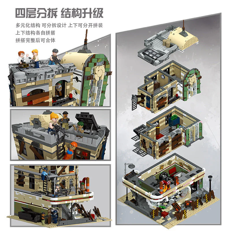 JIESTAR Apocalypse Version-Downtown Diner&MOC - Brick Bank 89101&89102 - Image 5