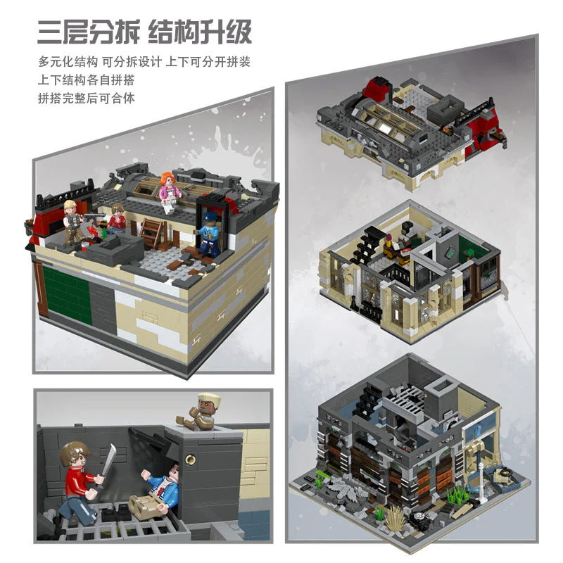 JIESTAR Apocalypse Version-Downtown Diner&MOC - Brick Bank 89101&89102 - Image 8