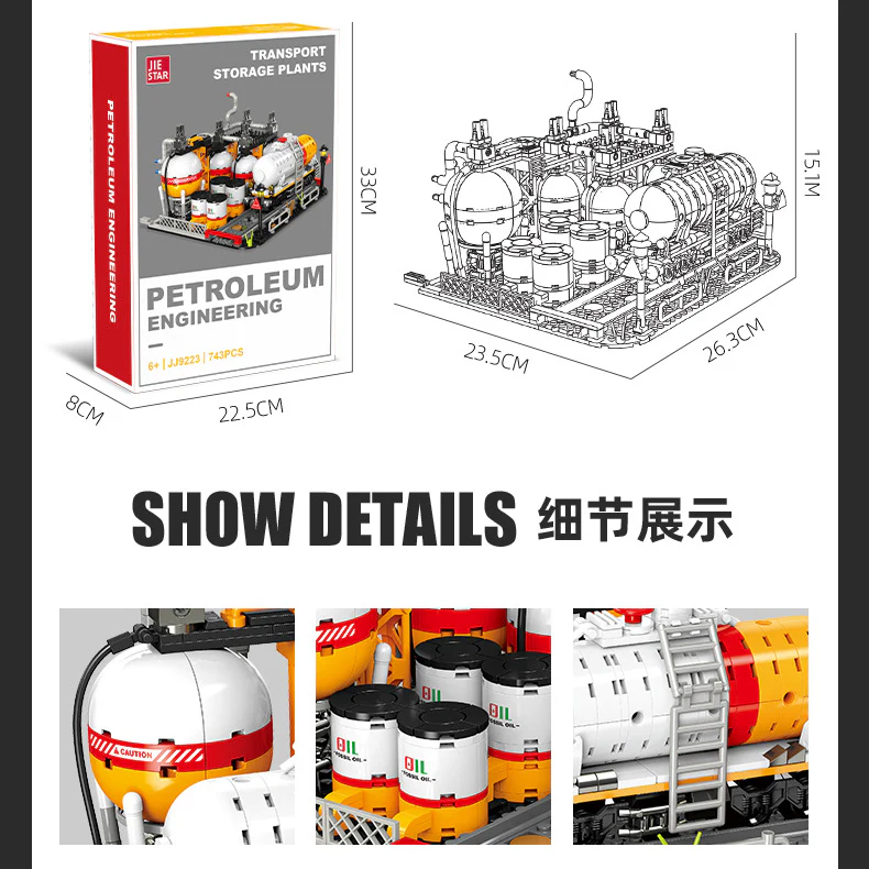 JIESTAR Chemical Series : Pumping unit & Oil refinery & Transport storage factory - Image 11