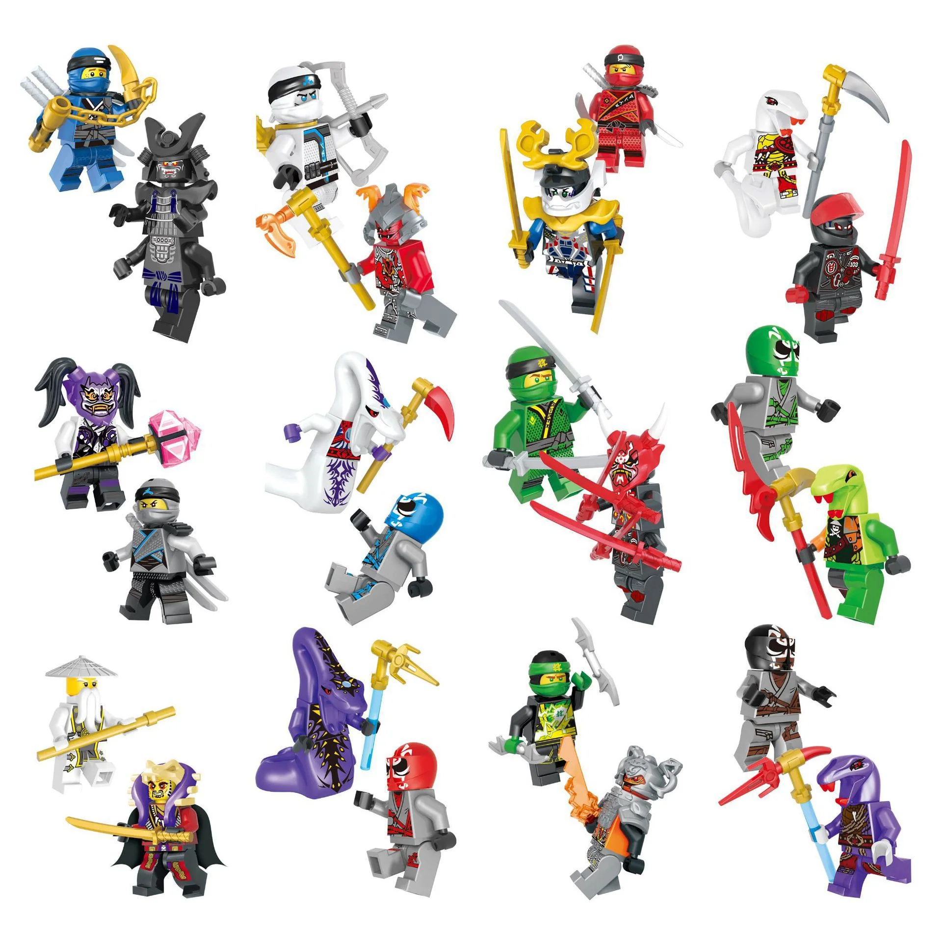JR963 Ninja Phantom Series Minifigures 24pcs - Image 14