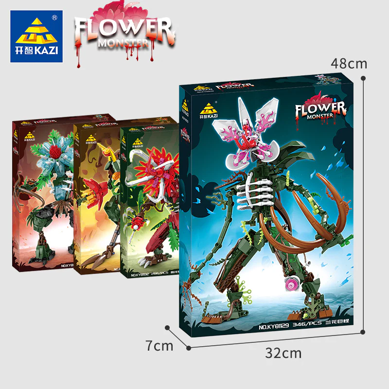 KAZI KY81129-KY81130 Stranger Things The Demogorchid Orchid Monster - Image 4
