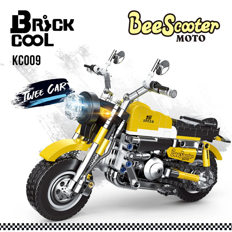 Decool KC016-KC018  KC007-KC008 Tech BMW Latte Motorcycle Honda Model Motorcycle - Image 11