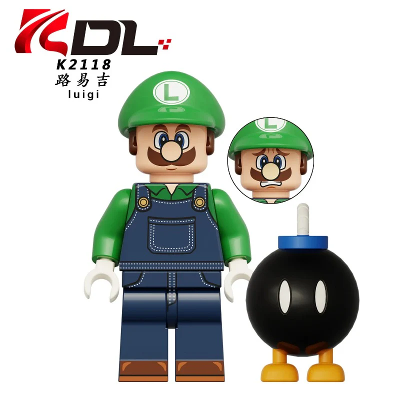 KDL815 Mario Plumber Luigi Minifigures - Image 8
