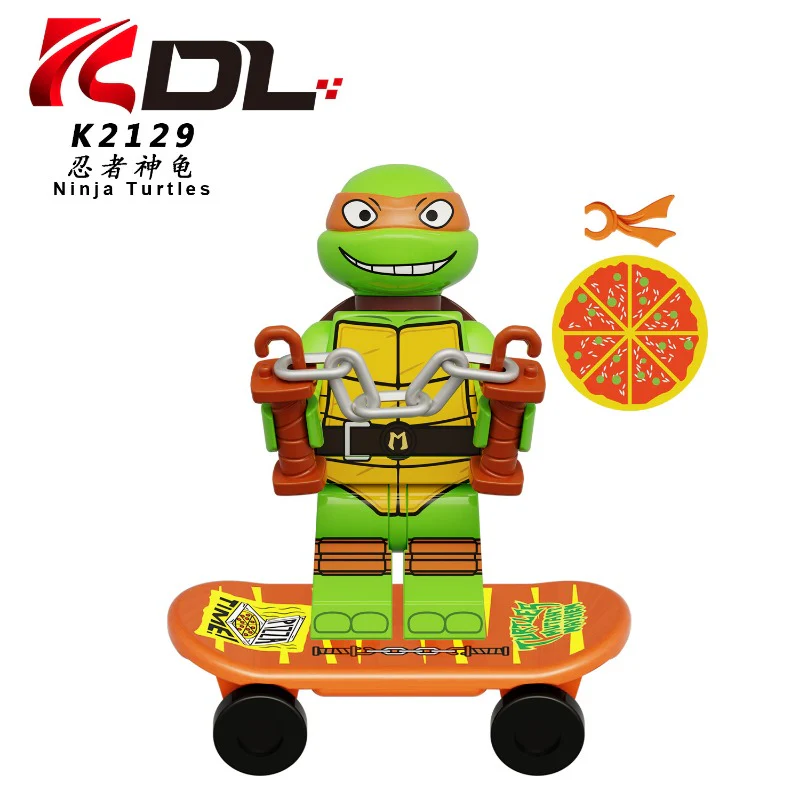 KDL817 TV Movie Series Teenage Mutant Ninja Turtles Minifigures - Image 2