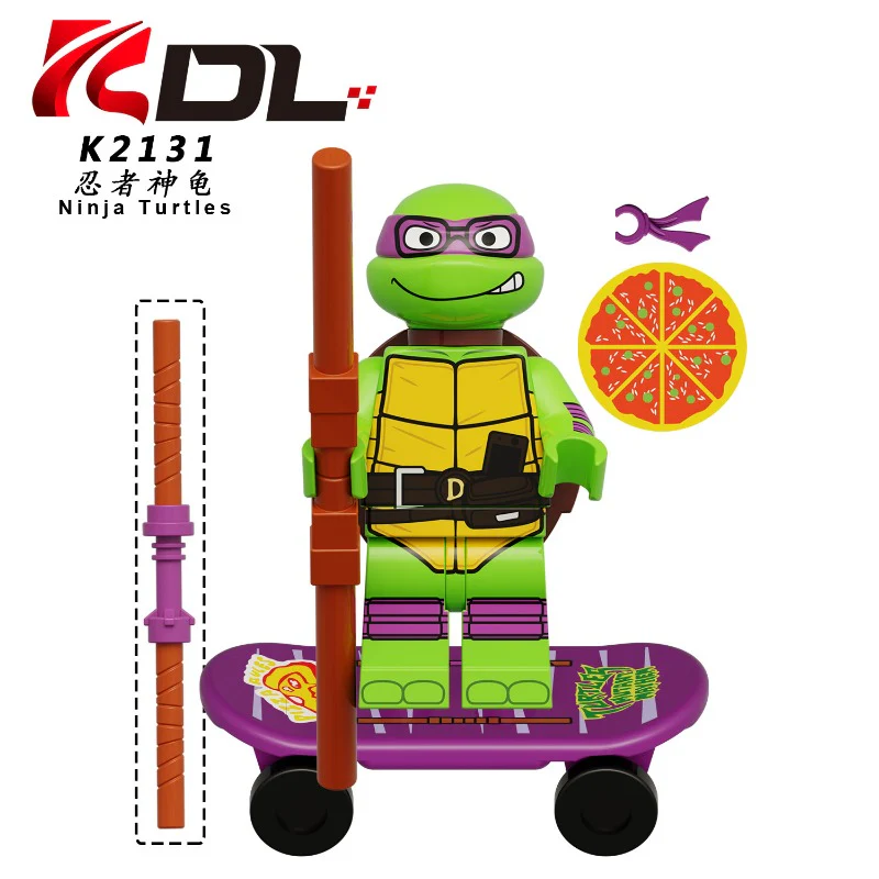 KDL817 TV Movie Series Teenage Mutant Ninja Turtles Minifigures - Image 4