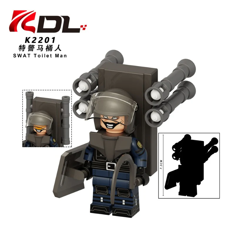 KDL829 Skibidi Toilet series Minifigures - Image 3