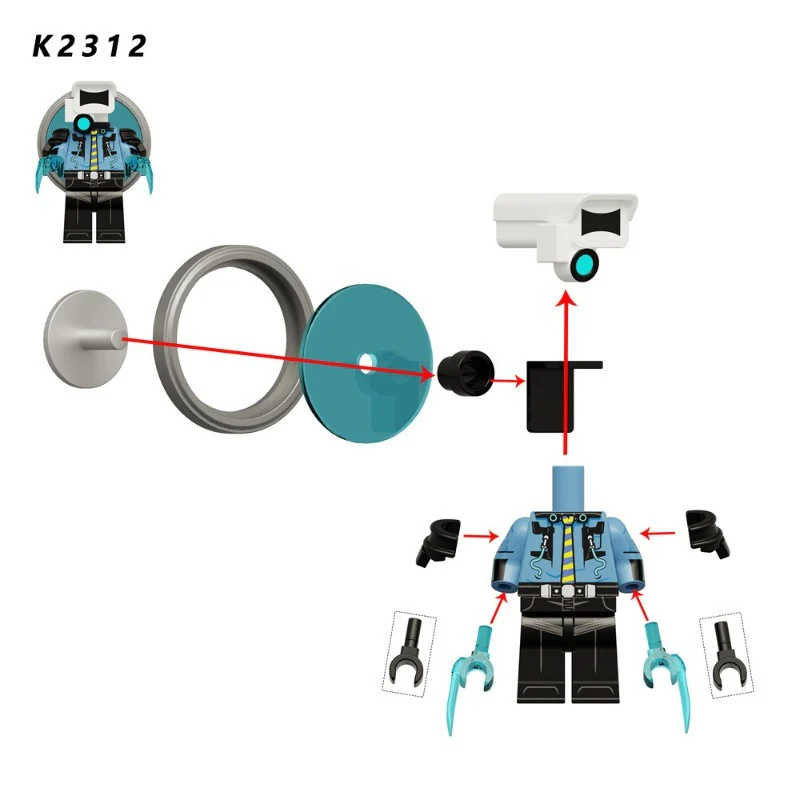 KDL848 Skibidi Toilet series Minifigures - Image 6