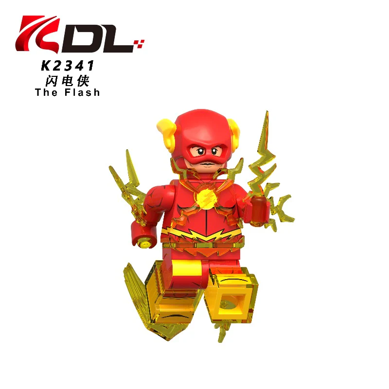 KDL853 Marvel heroes: Wonder Woman, The Flash, Batman, Iron Man Minifigures - Image 8