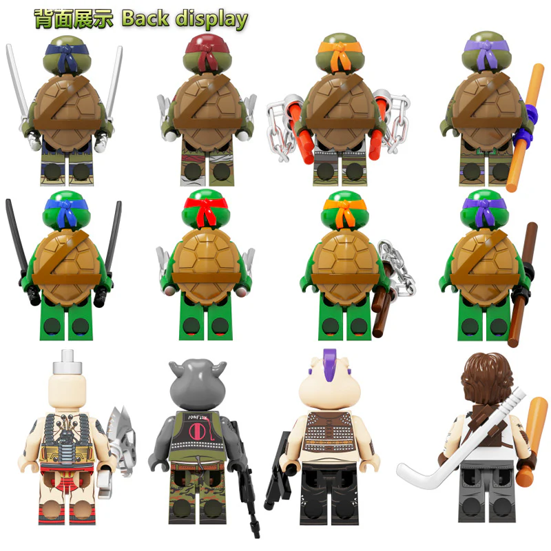KF6125 Teenage Mutant Ninja Turtles minifigures - Image 4