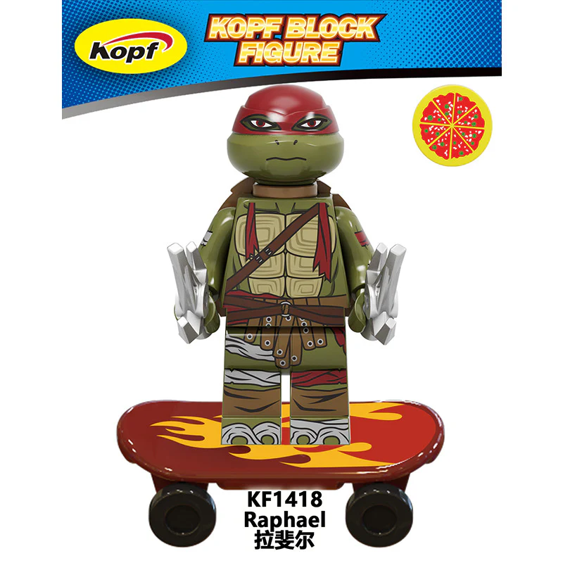 KF6125 Teenage Mutant Ninja Turtles minifigures - Image 6