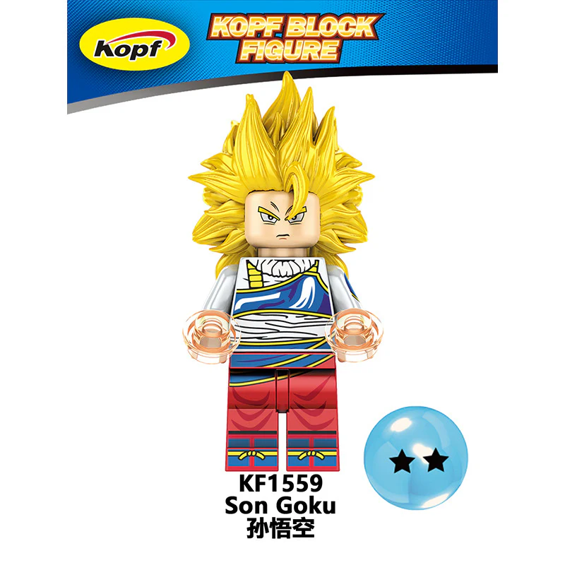 KF6142 Dragon Ball Monkey King Vegeta Minifigures - Image 2