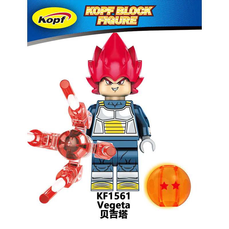 KF6142 Dragon Ball Monkey King Vegeta Minifigures - Image 4