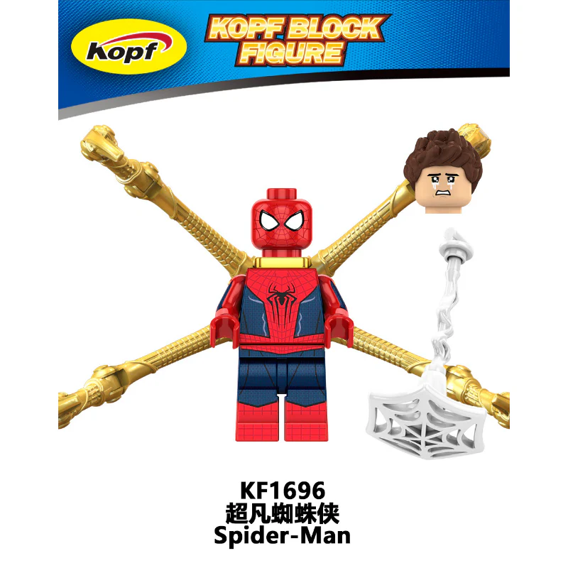 KF6159 Superhero Series Toby Spider-Man Venom Green Goblin Minifigures - Image 5