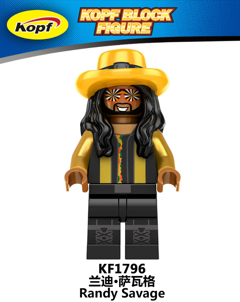 KF6171 Wrestler Randy John Steve Minifigures - Image 3