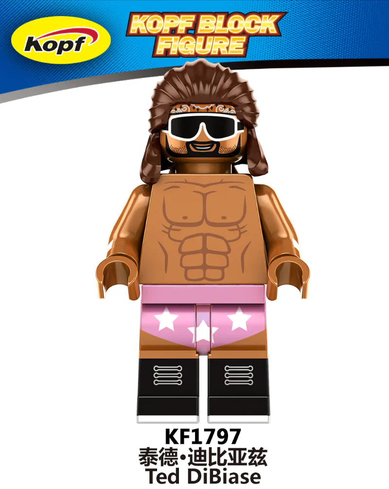 KF6171 Wrestler Randy John Steve Minifigures - Image 4