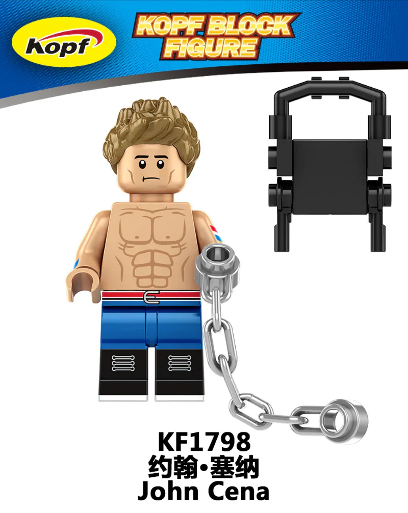 KF6171 Wrestler Randy John Steve Minifigures - Image 5