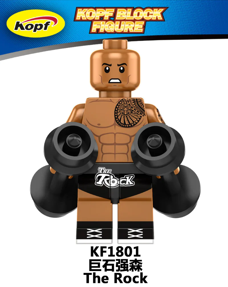 KF6171 Wrestler Randy John Steve Minifigures - Image 8