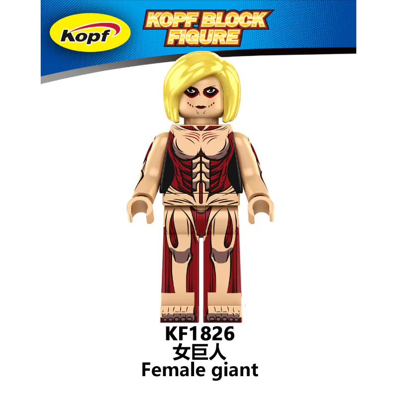 KF6174 Anime Series Colville Allen Giantess Minifigures - Image 3