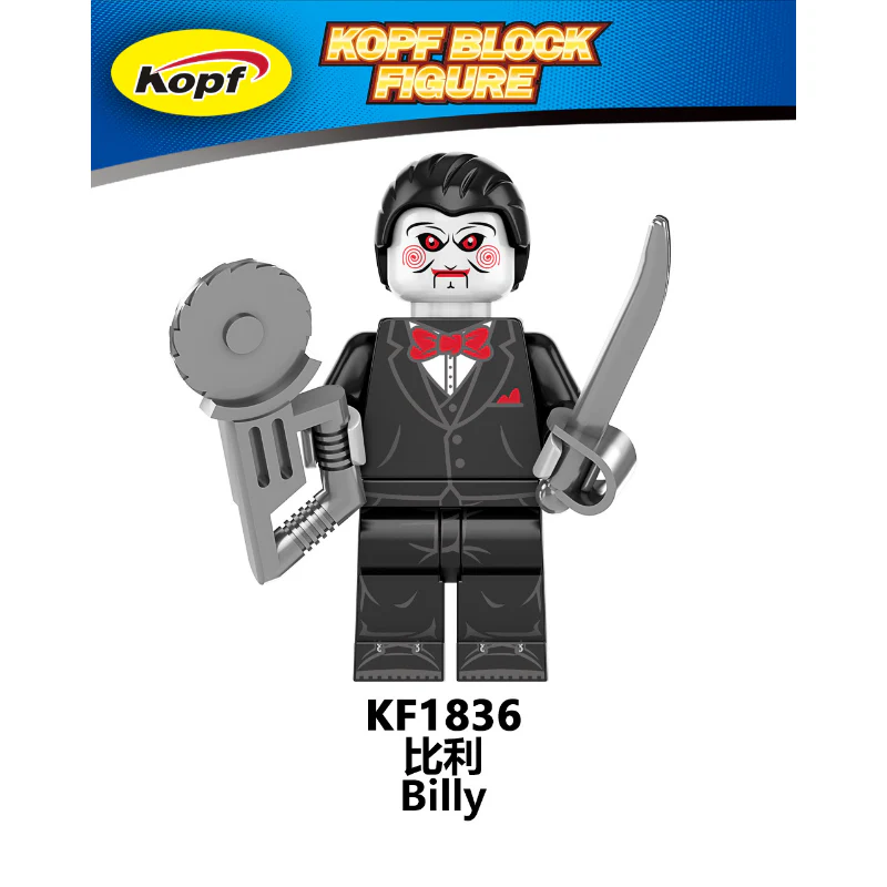 KF6176 Halloween Billy the Clown Sally Jack Walson Minifigures - Image 2