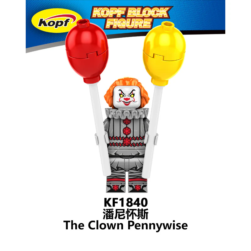KF6176 Halloween Billy the Clown Sally Jack Walson Minifigures - Image 6