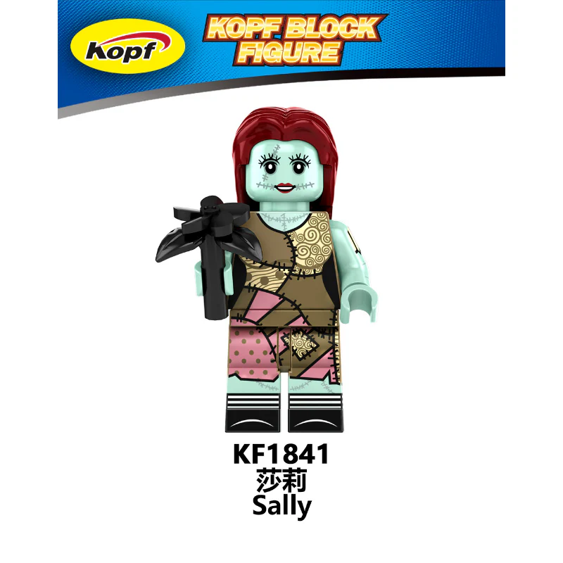 KF6176 Halloween Billy the Clown Sally Jack Walson Minifigures - Image 7
