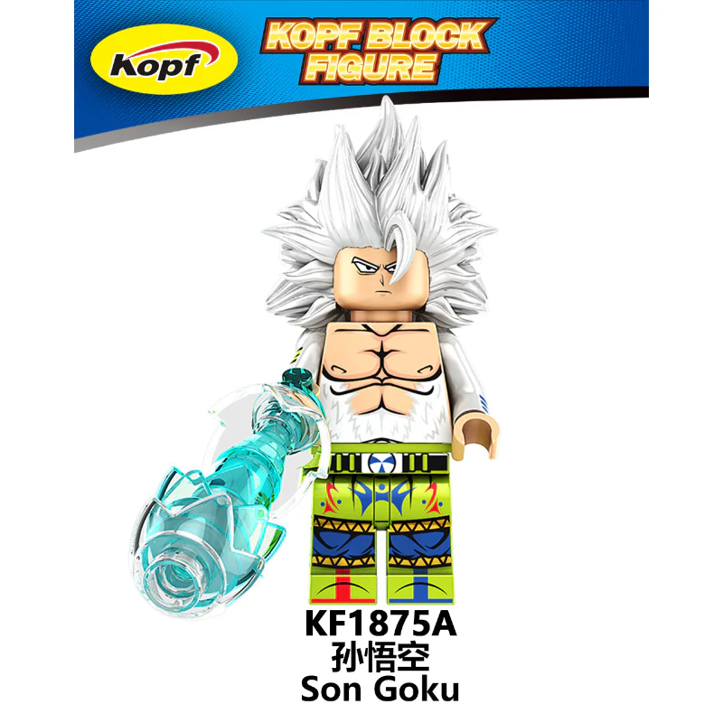 KF6181A, KF6182A Seven Dragon Ball Sun Goku Vegeta Minifigures - Image 3