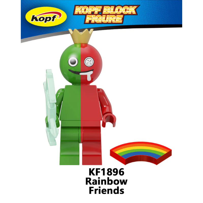KF6183 Rainbow Friends Little Blue Game Park Minifigures - Image 7