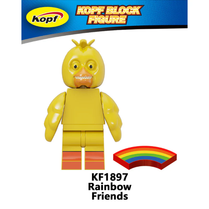 KF6183 Rainbow Friends Little Blue Game Park Minifigures - Image 8