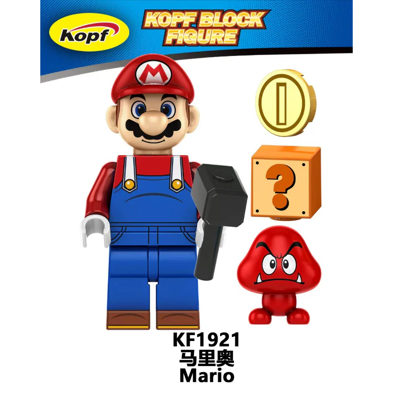 KF6186 Games Movie Yoshi Mario Luigi Minifigures - Image 4