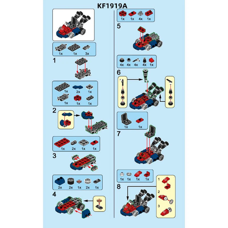 KF6186A Yoshi Luigi Mario Minifigures - Image 2
