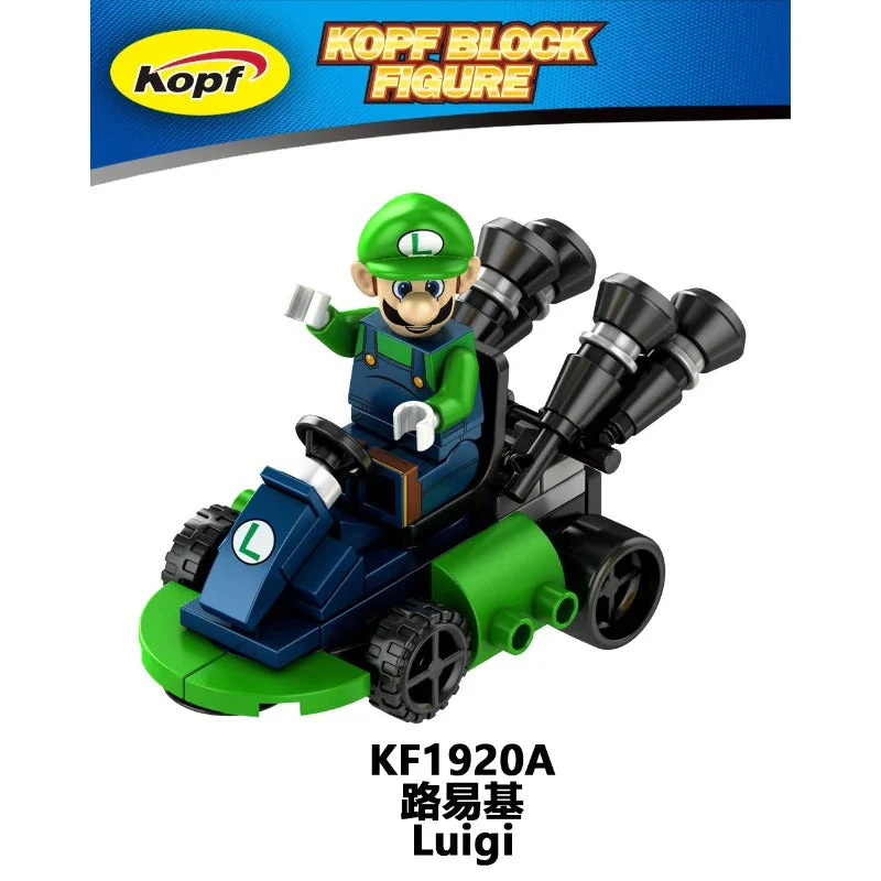 KF6186A Yoshi Luigi Mario Minifigures - Image 4