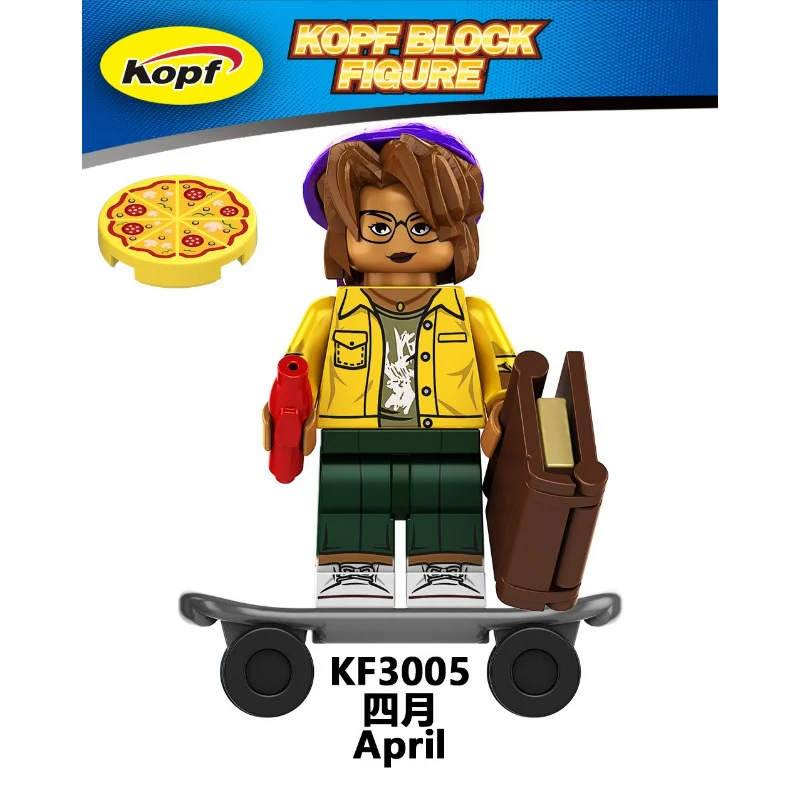 KF6196 Movies and TV Series Teenage Mutant Ninja Turtles Da Vinci Minifigures - Image 4