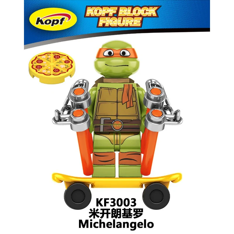 KF6196 Movies and TV Series Teenage Mutant Ninja Turtles Da Vinci Minifigures - Image 5