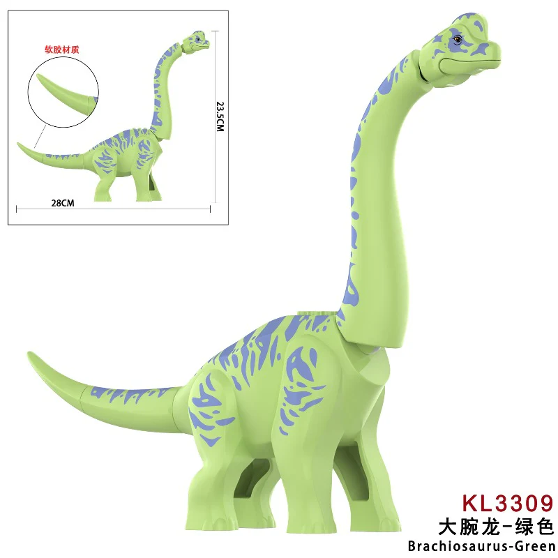 KL3301-3305 Jurassic Giant Brachiosaurus Wonder Plesiosaurus Minifigures - Image 10